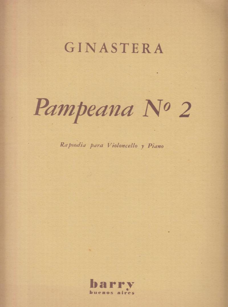 Pampeana no. 2: rapsodia para violoncelo y piano