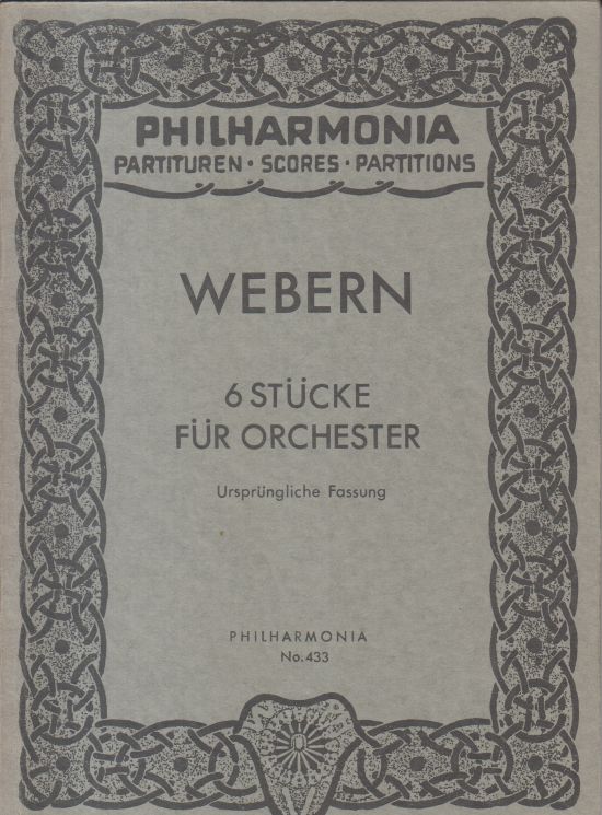 6 Pieces for Orchestra (original version 1909) - Study Score