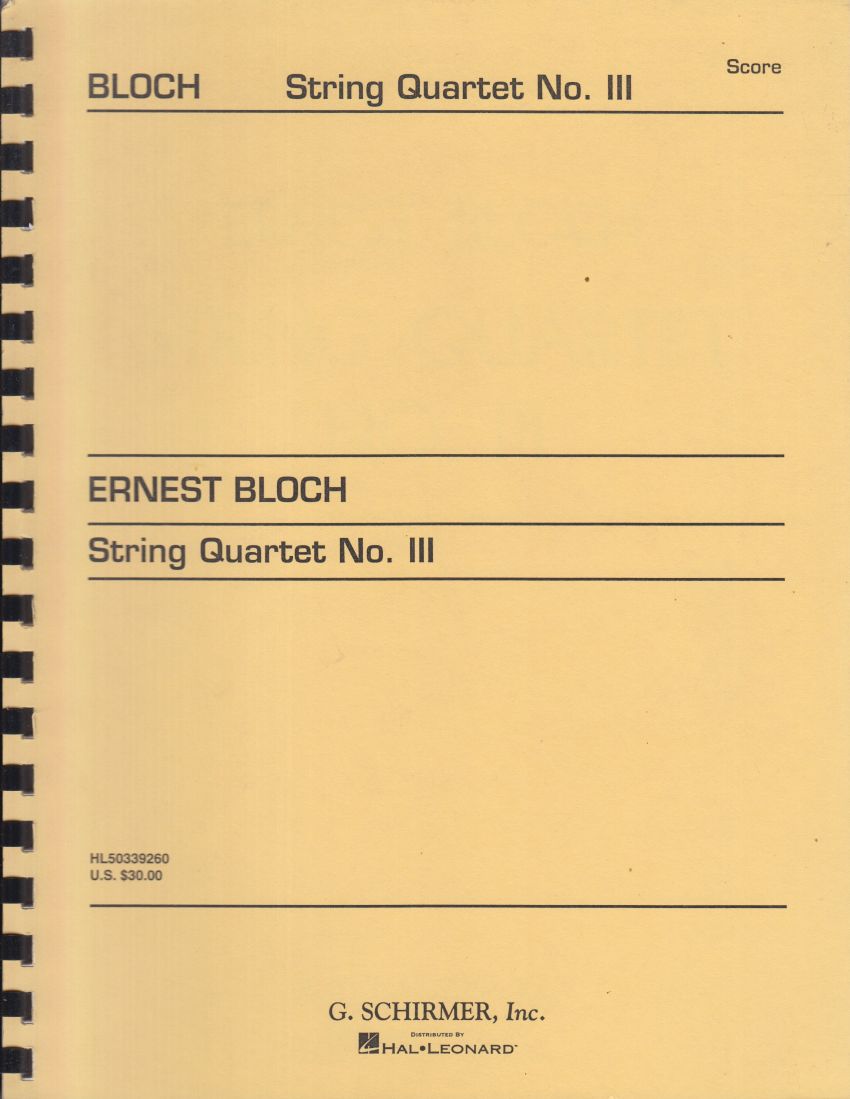 String Quartet No.3 - Full Score