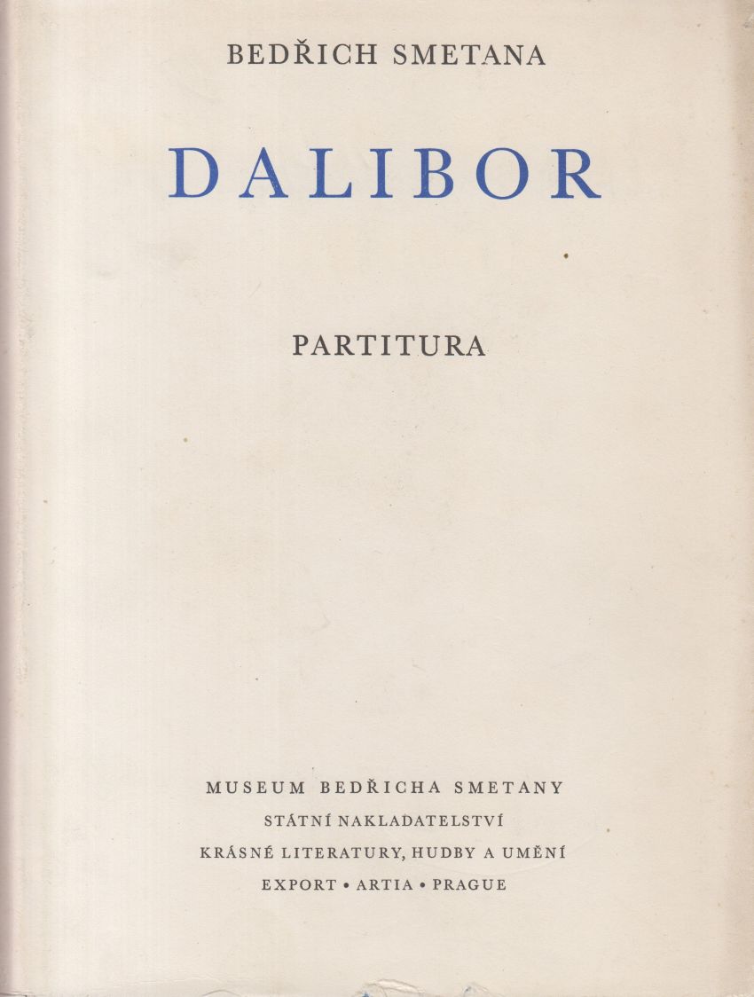 Dalibor - Study Score