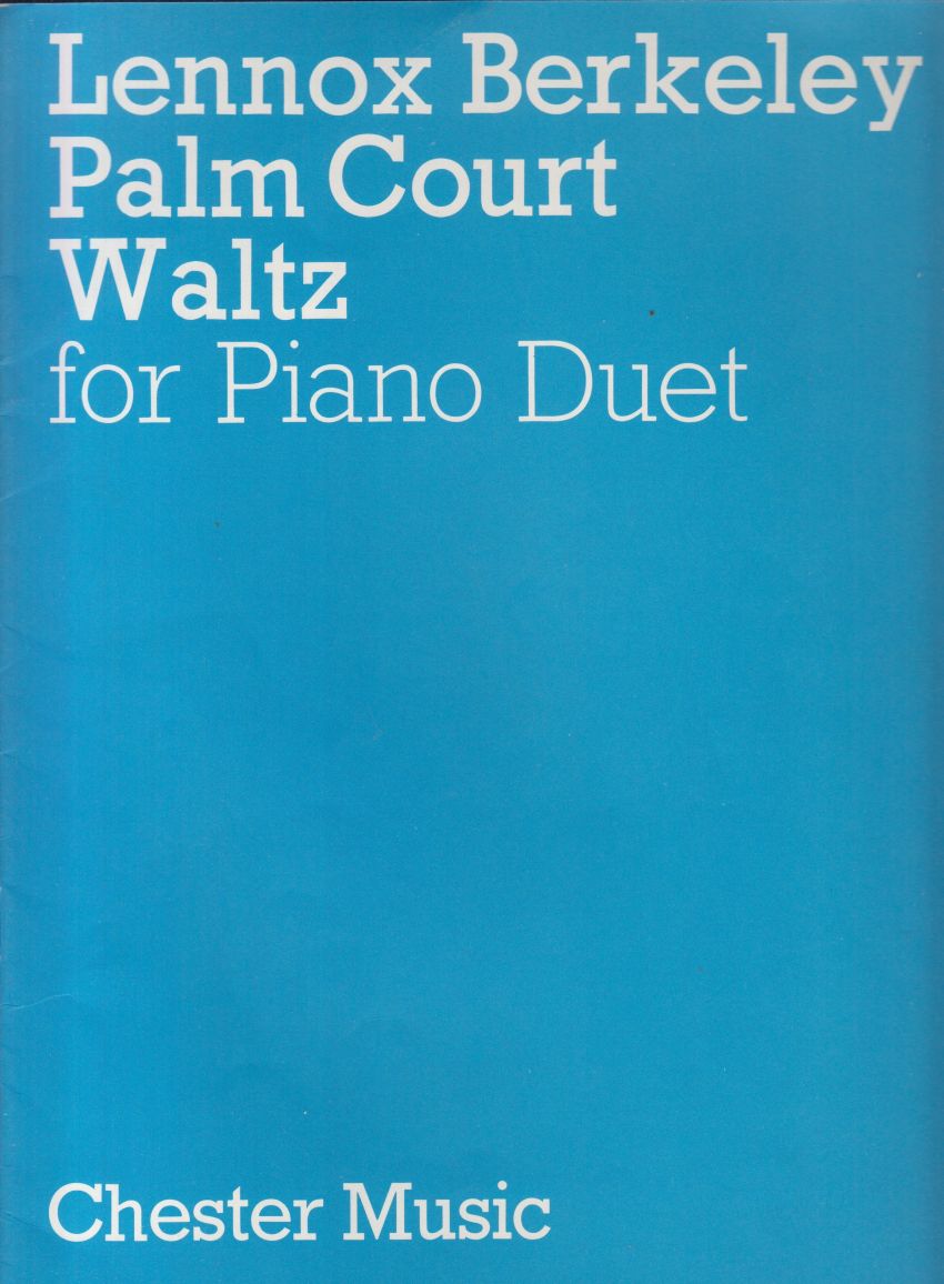 Palm Court Waltz for Piano Duet