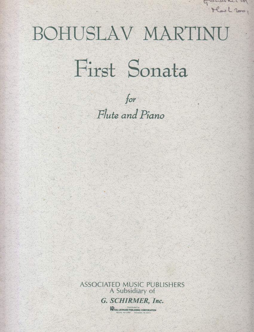 First Sonata for Flute and Piano
