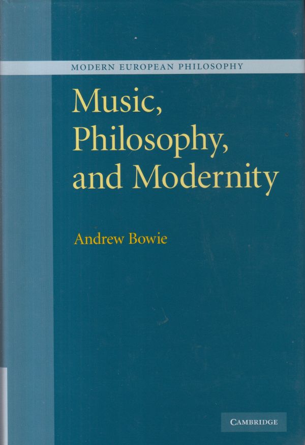 Music, Philosophy, and Modernity