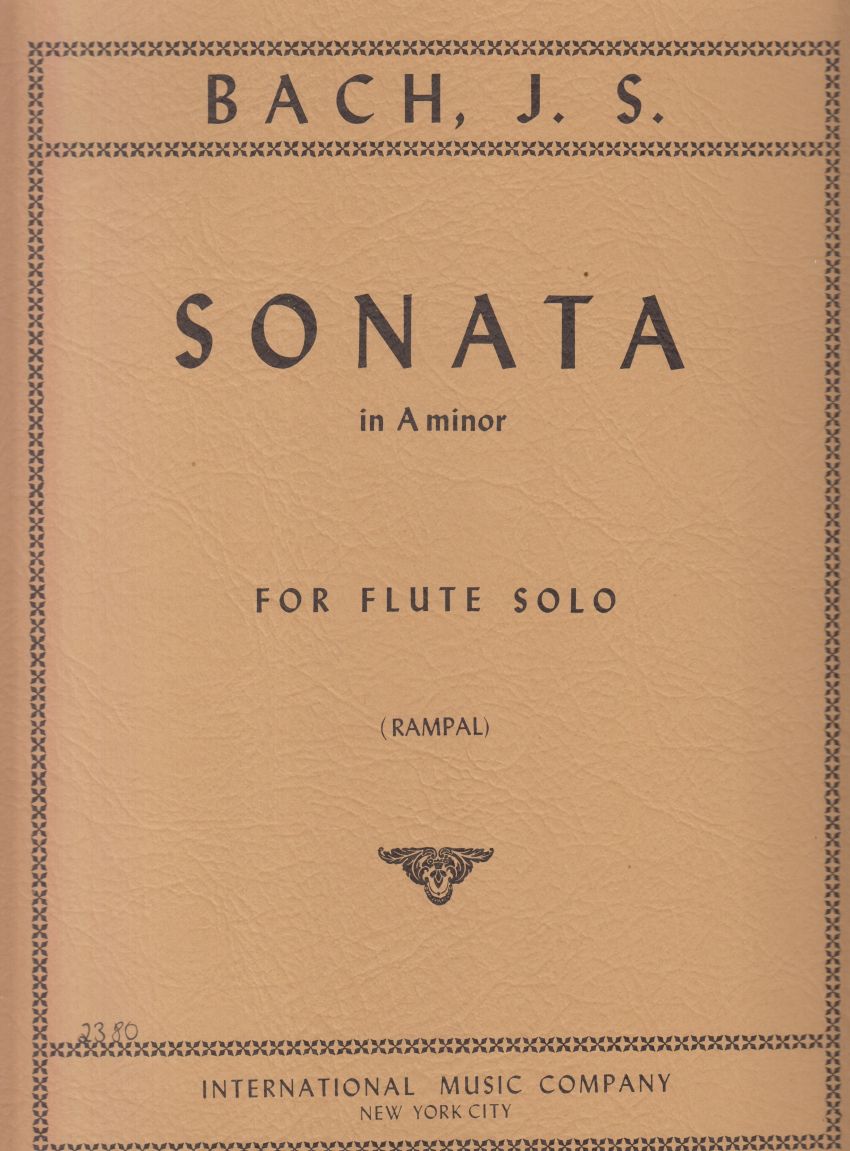 Sonata in a minor for Flute solo