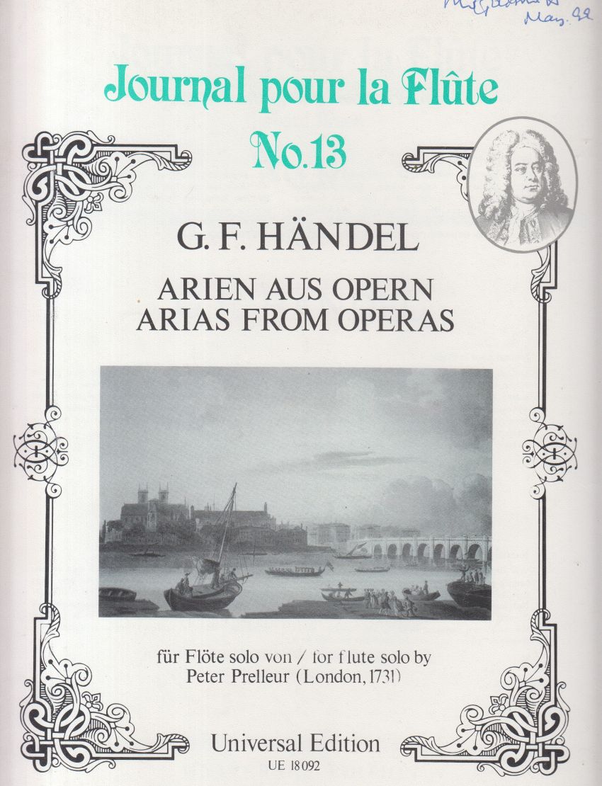 Arias from Operas for Flute Solo