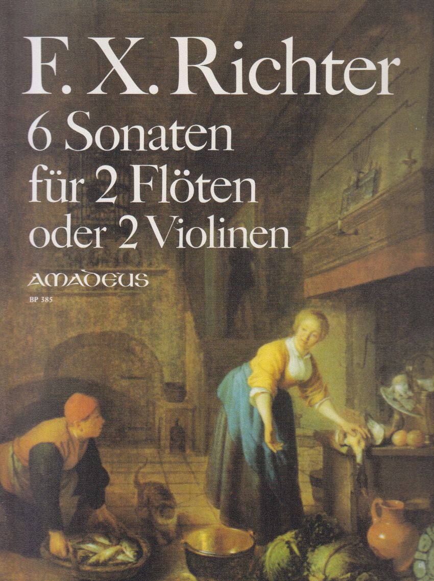 Six Sonatas for Two Flutes or Two Violins