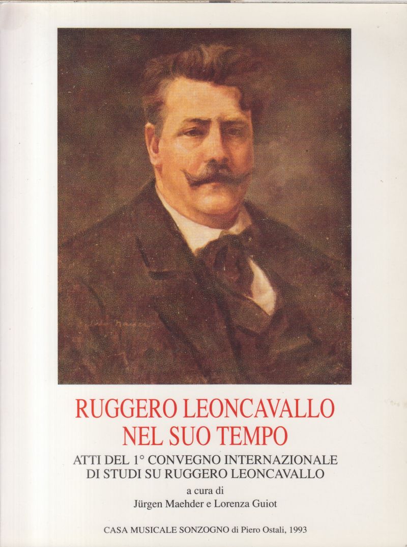Ruggero Leoncavallo Nel Suo Tempo