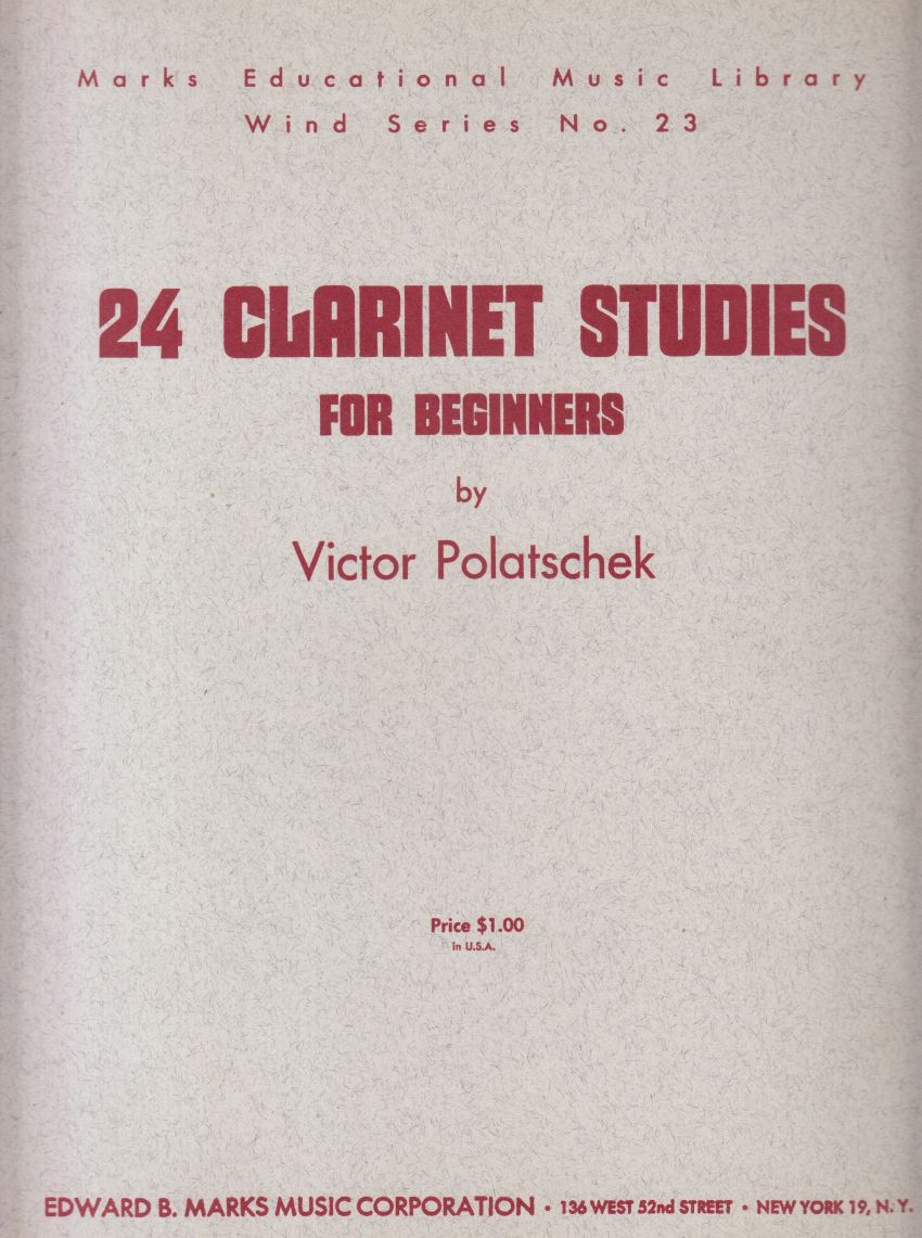 24 Clarinet Studies for Beginners