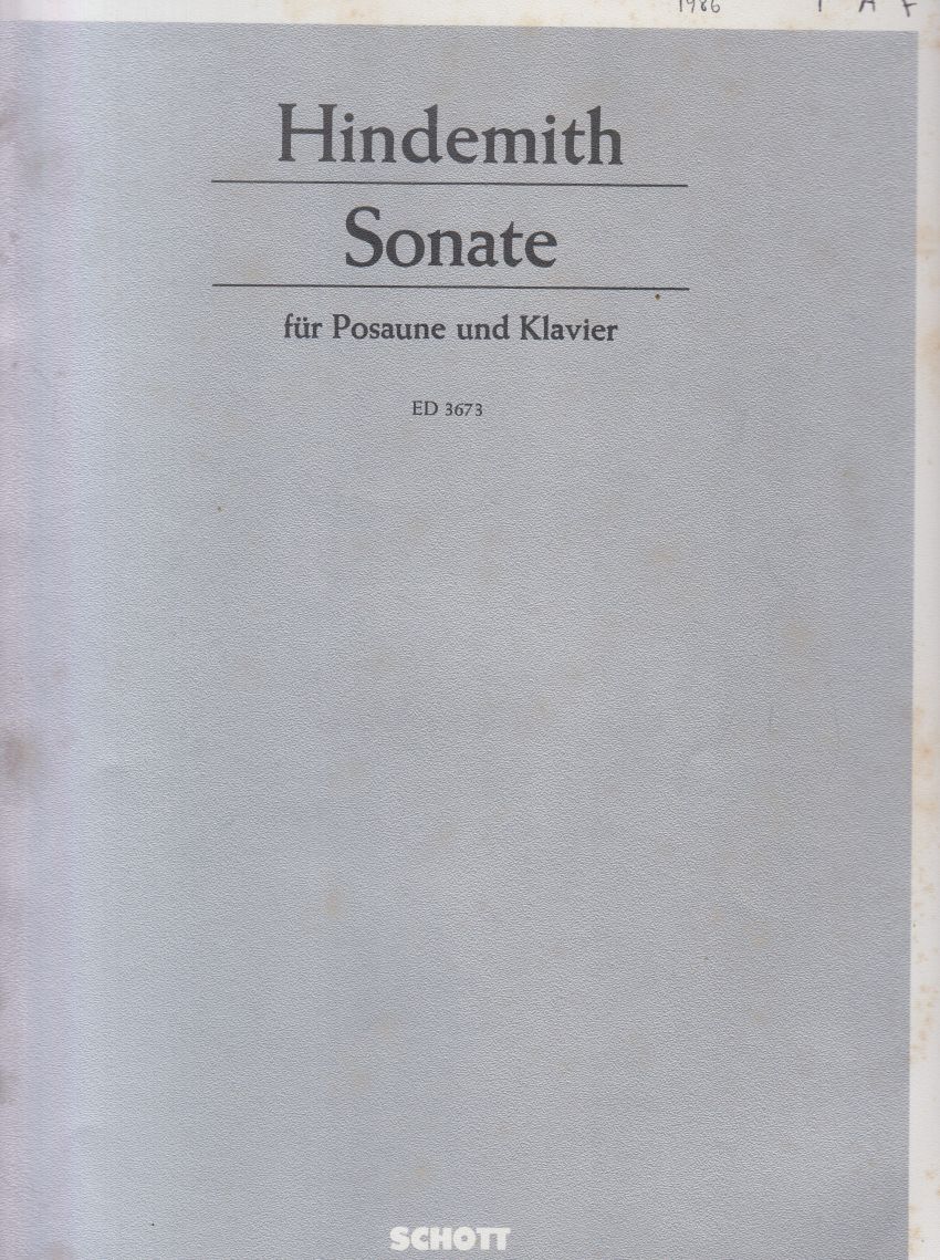 Sonata for Trombone and Piano