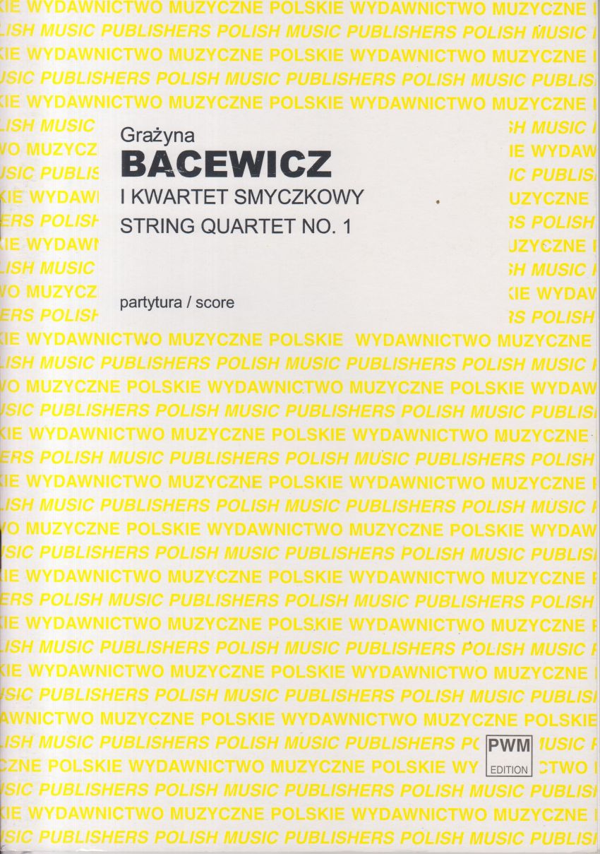 String Quartet No.1 - Full Score