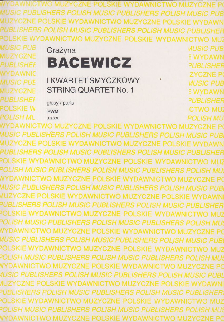 String Quartet No.1 - Set of Parts