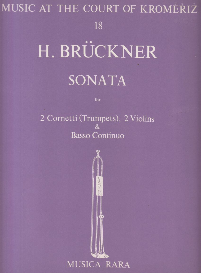 Sonata for 2 Cornetti (Trumpets), 2 Violins and Basso Continuo - Set of Parts