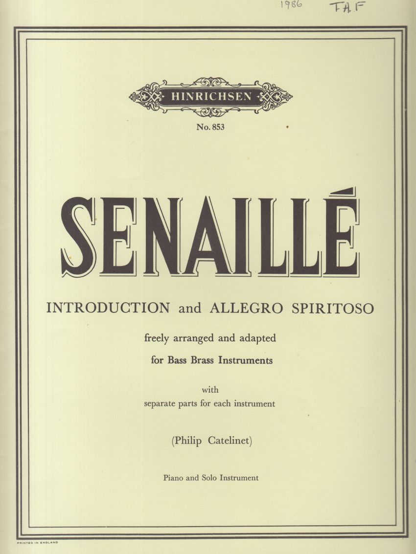 Introduction and Allegro Spiritoso for Bass Brass Instruments