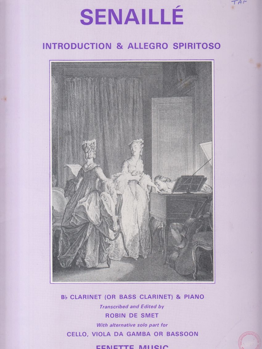 Introduction & Allegro Spiritoso - B flat Clarinet & Piano