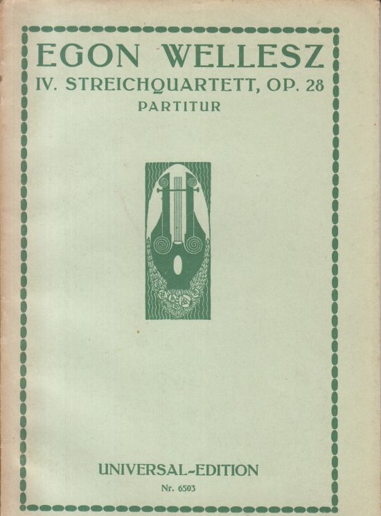 String Quartet No.4, Op.28 - Study Score