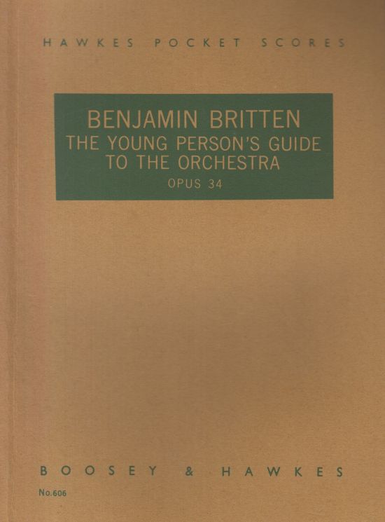 The Young Person's Guide to the Orchestra, Op.34 - Study Score