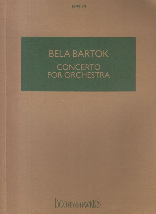 Concerto for Orchestra - Study Score