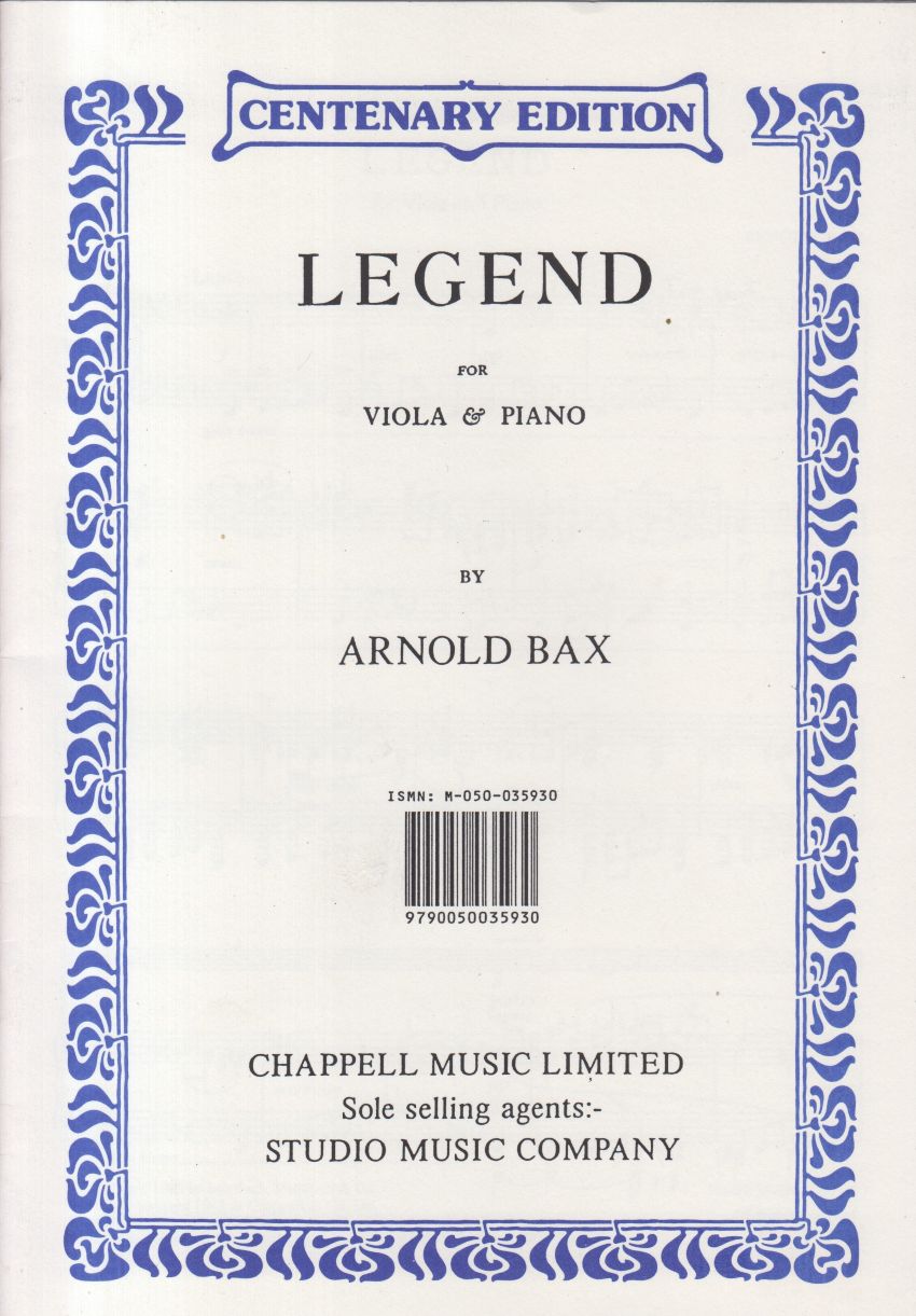 Legend for Viola and Piano