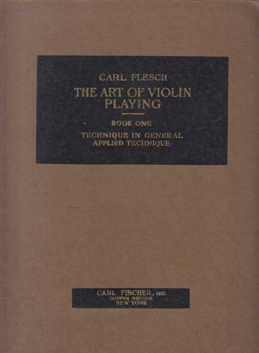 The Art of Violin Playing, Book 1 - Technique in General Applied Technique