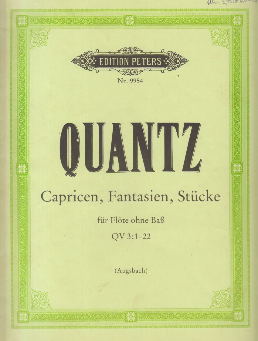 Caprices and Fantasies for Solo Flute QV 3: 1-22