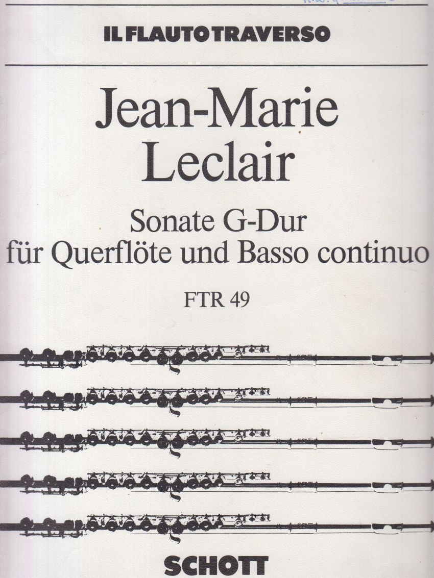 Sonata in G major, Op.9 No.7 for Flute and Basso continuo