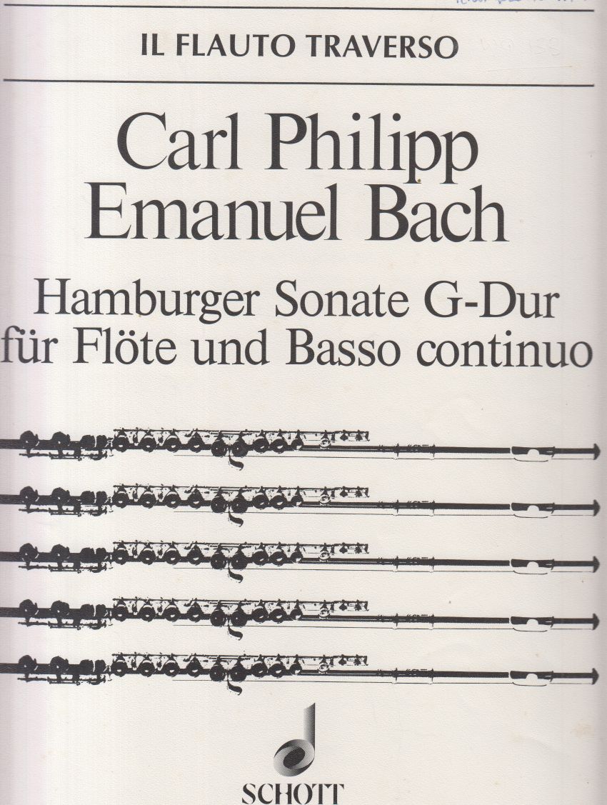 Hamburger Sonata in G major for Flute and Basso Continuo, Wq 133.
