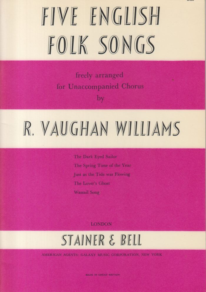 Five English Folk Songs for Unaccompanied Chorus - Choral Score