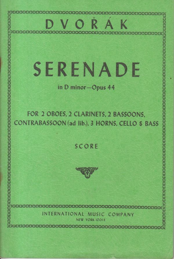 Serenade for Wind in d minor, Op.44 - Study Score