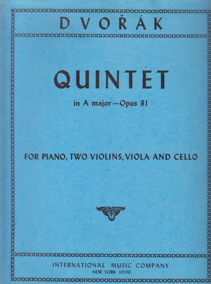 Piano Quintet in A major, Op.81 - Set of Parts