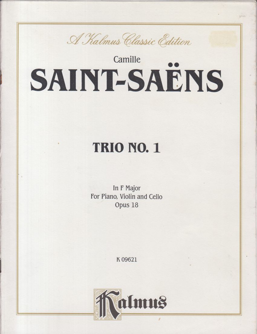 Piano Trio No.1 in F major, Op.18 - Set of Parts