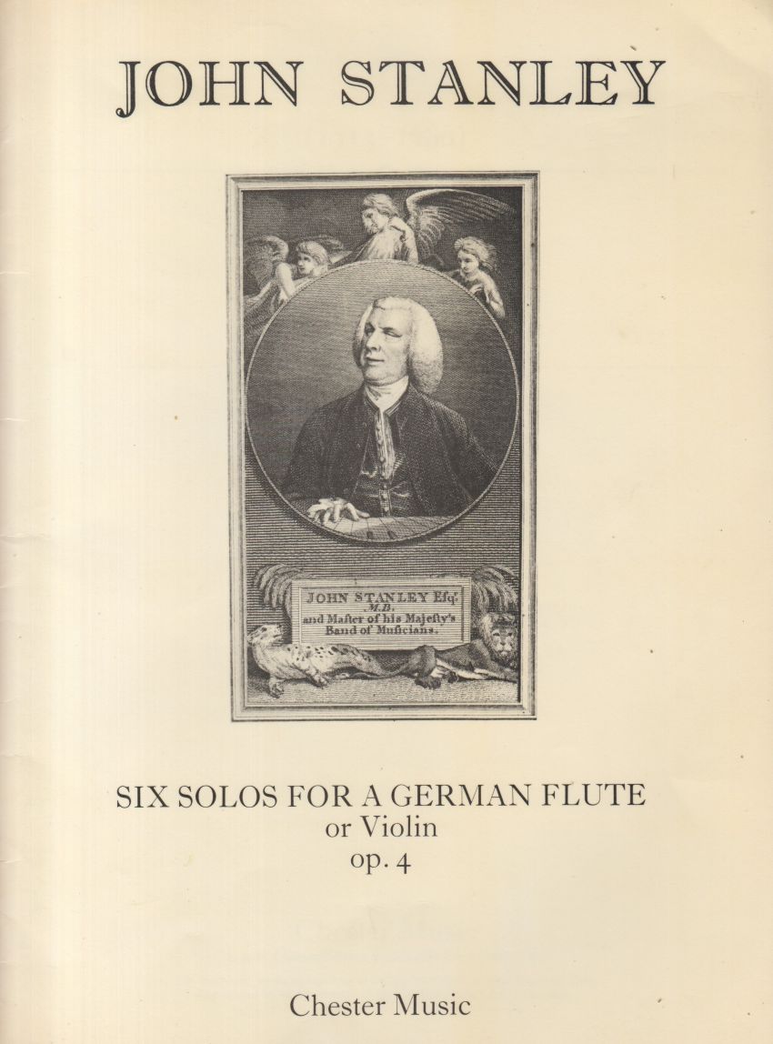 Six Solos for a German Flute (or Violin) and Continuo, Op.4