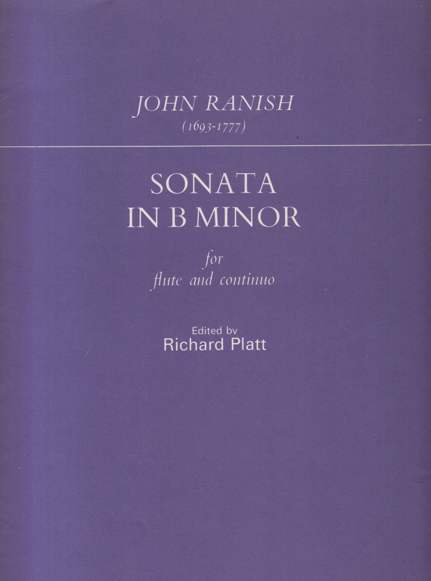 Sonata in b minor for Flute and Basso Continuo