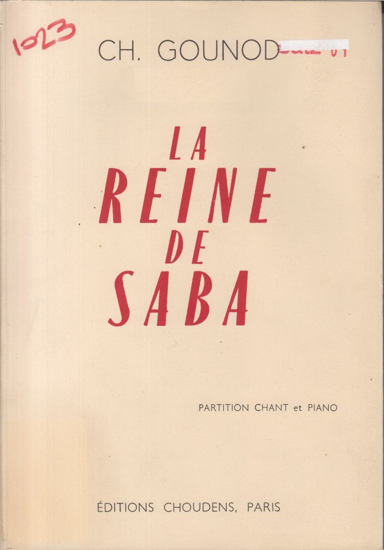 La Reini de Saba - Vocal Score