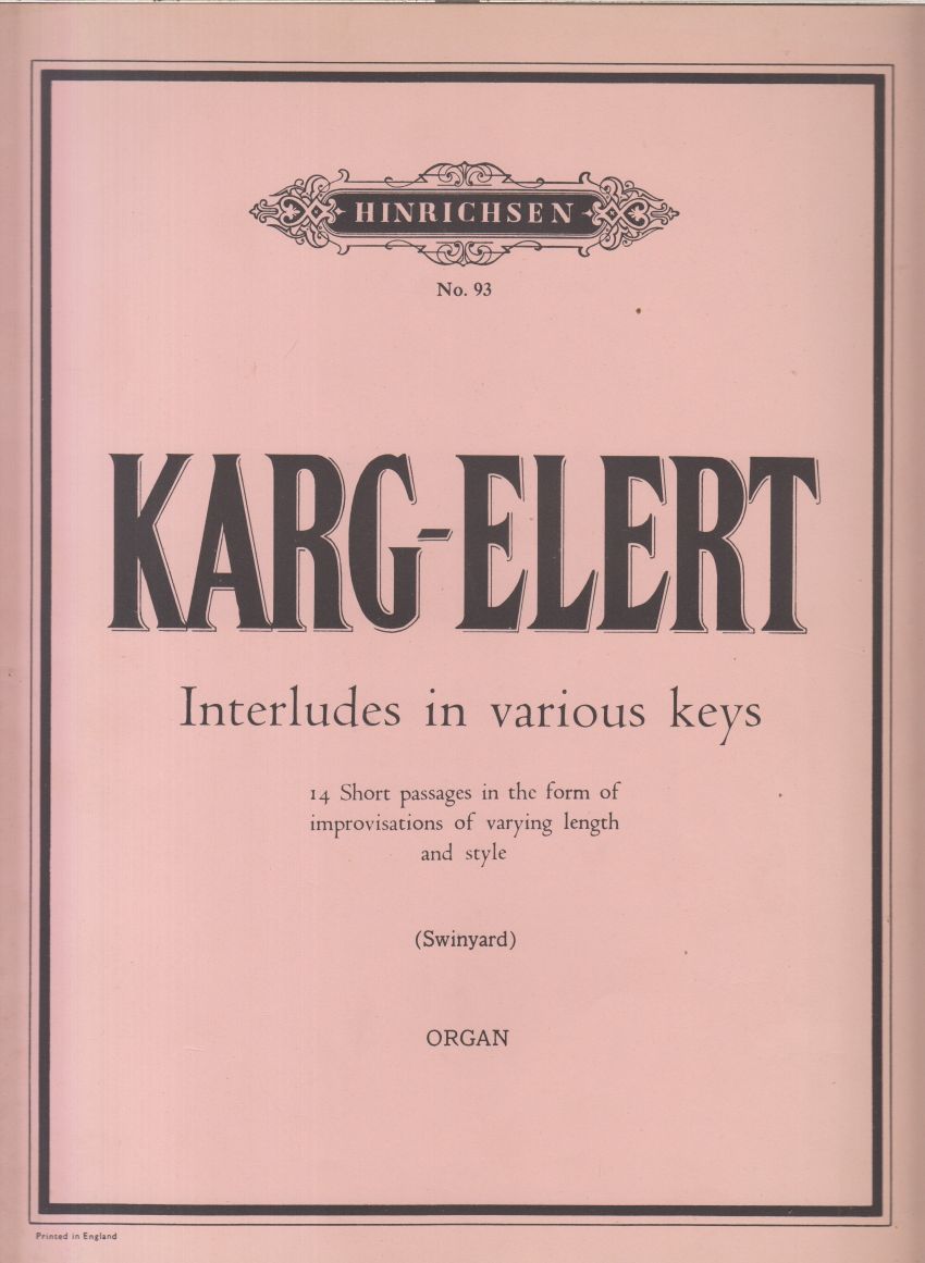 Interludes in Various Keys for Organ