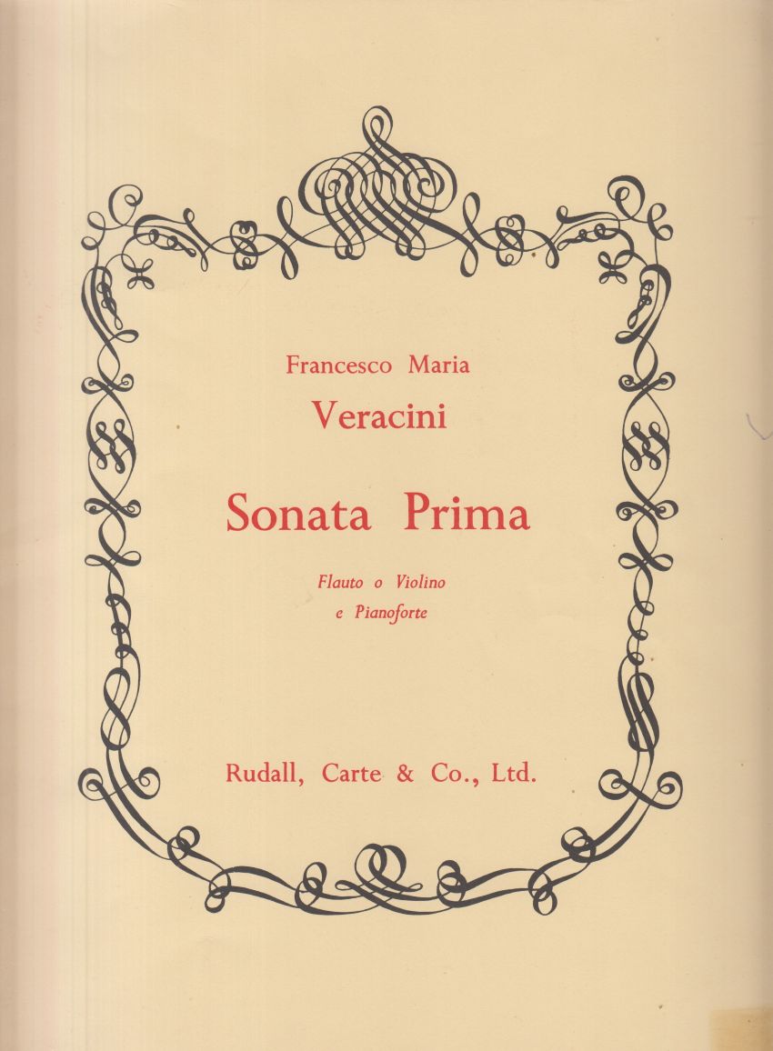 Sonata Prima for Flute (or Violin) and Piano