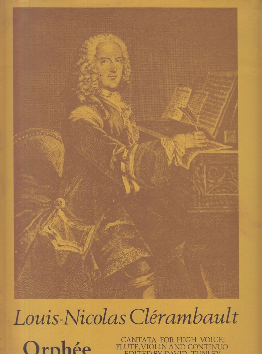 Orphee, Cantata for High Voice, Flute, Violin & Continuo - Set of Parts.