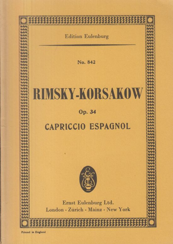 Capriccio Espagnol, Op.34 - Study Score