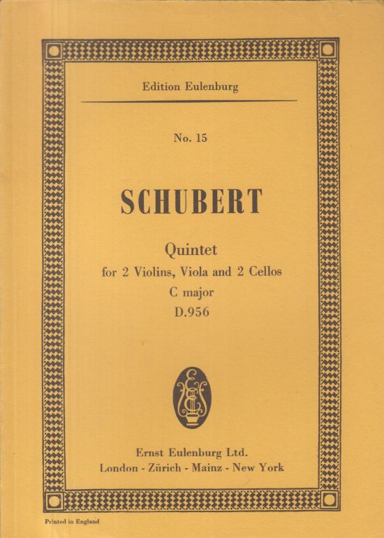 String Quintet in C major, D956 - Study Score
