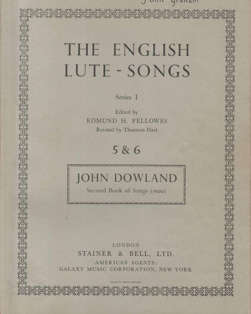 Second Book of Songs (1600)
