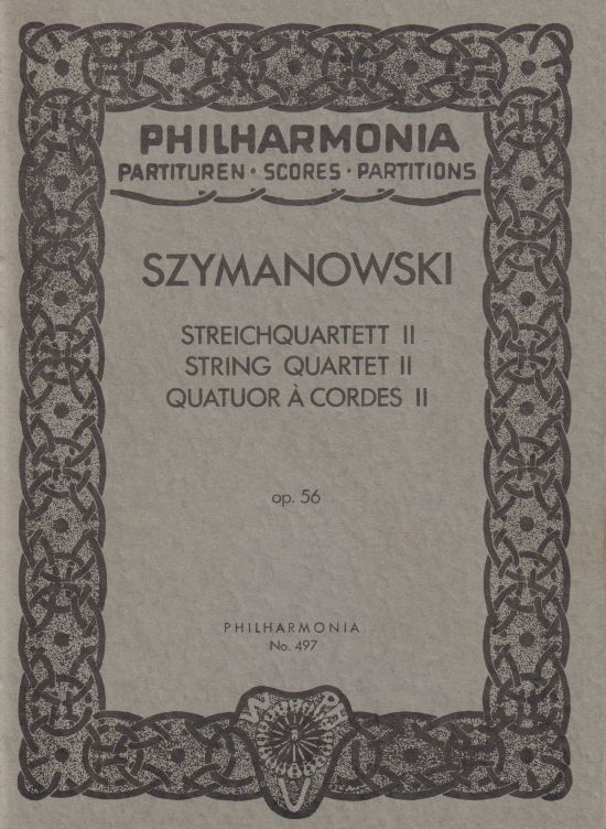 String Quartet No.2, Op.56 - Study Score