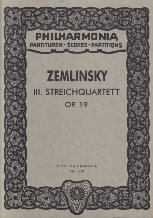 String Quartet No.3, Op.19 - Study Score