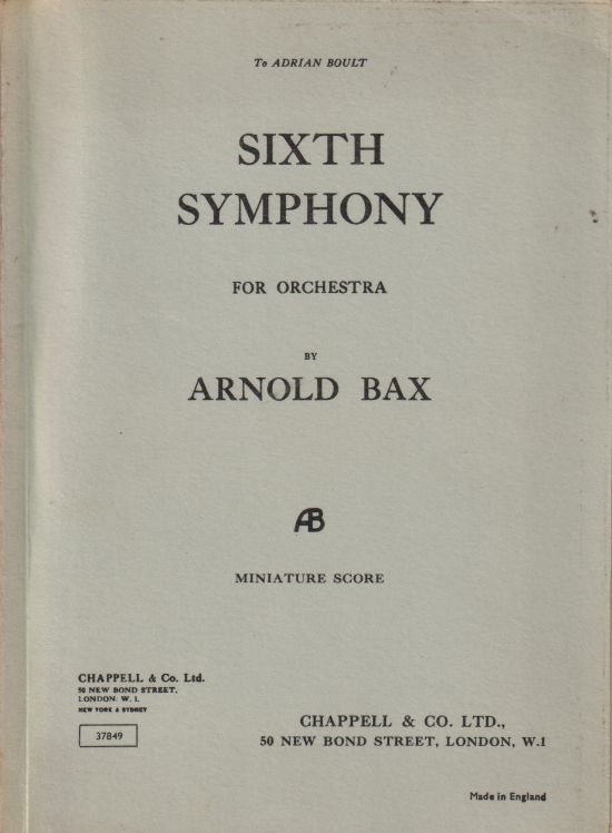 Symphony No.6 - Study Score