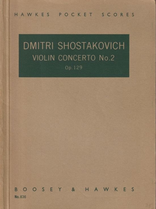 Violin Concerto No.2, Op.129 - Study Score