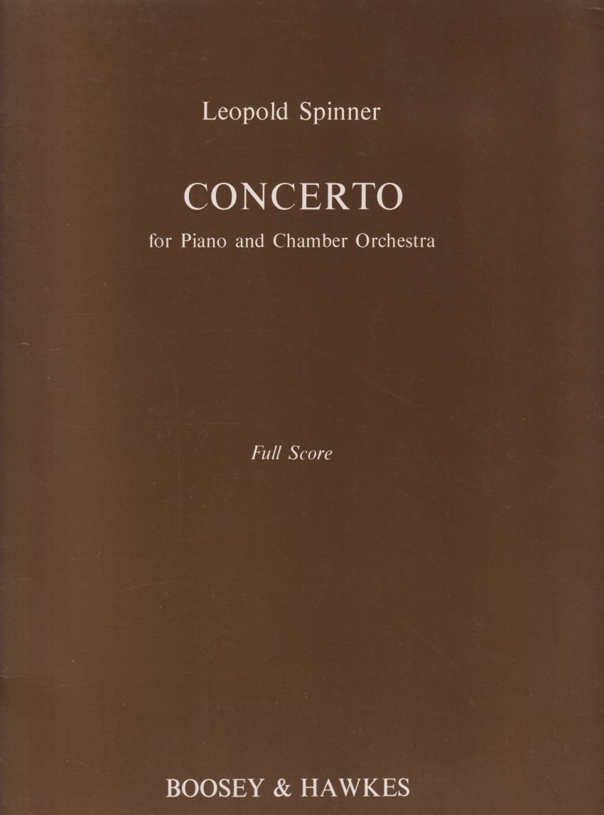 Piano Concerto, Op.4 - Full Score
