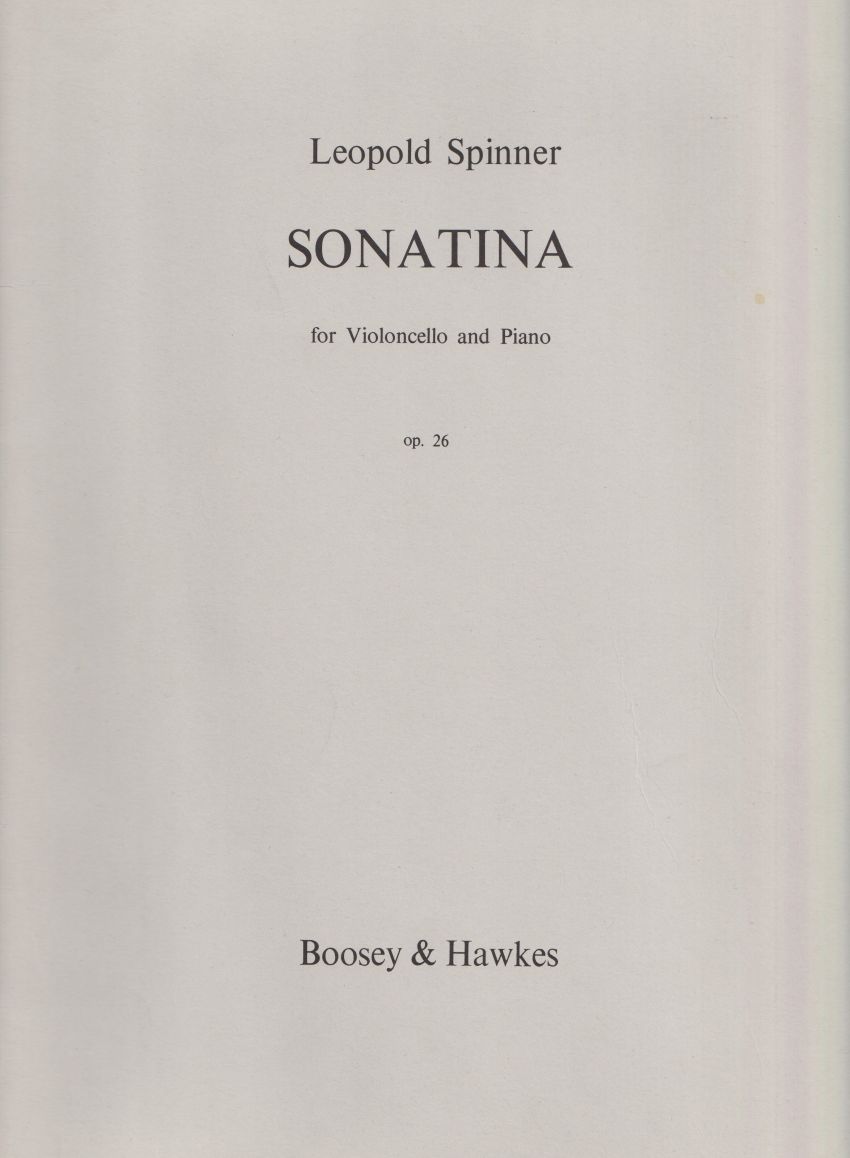 Sonatina for Cello and Piano, Op.26