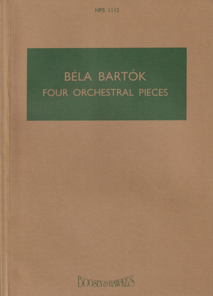 Four Orchestral Pieces, Op.12 - 4to Study Score