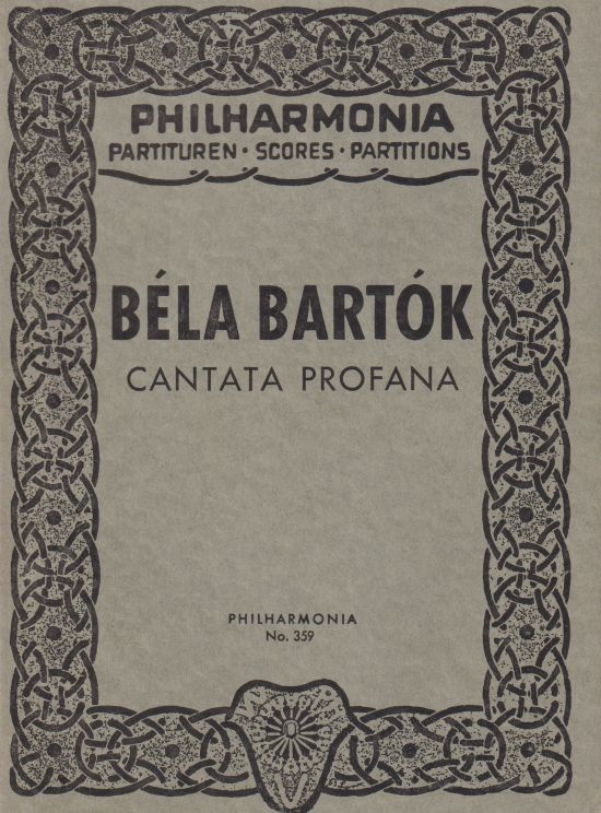 Cantata Profana - Study Score