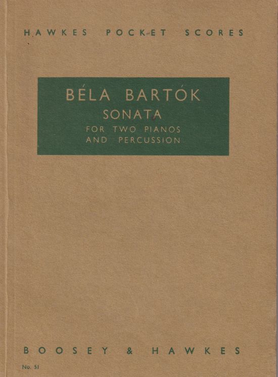 Sonata for Two Pianos and Percussion - Study Score
