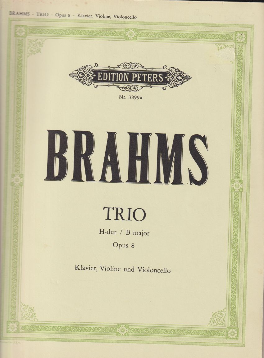 Piano Trio in B major, Op.8 - Set of Parts