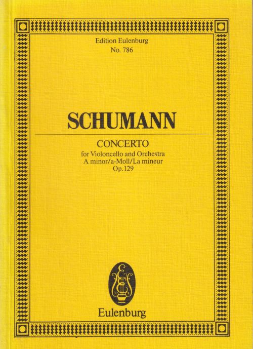 Cello Concerto in a minor, Op.129 - Study Score